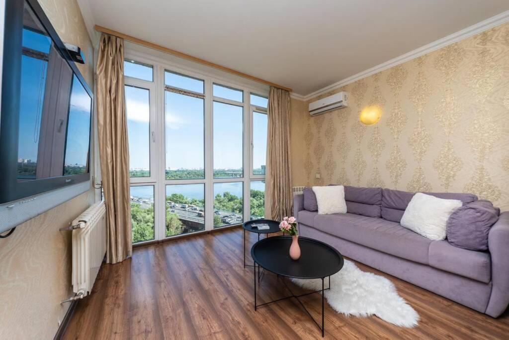 Apartments With Crazy Panoramic View Of The Dniepr Kiev Exterior foto